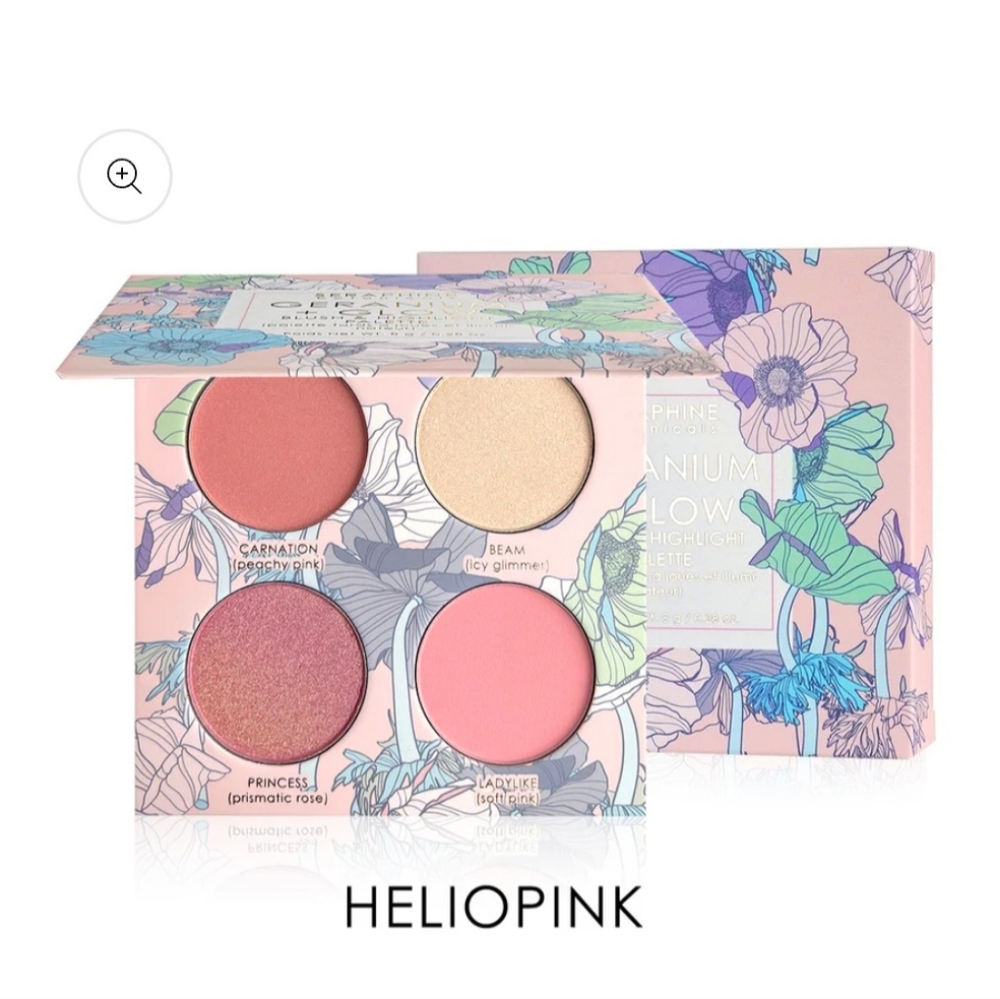 Geranium + Glow - Blush & Highlight Palette